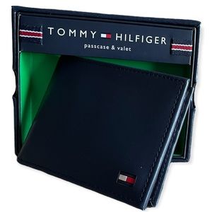 Blue Tommy Hilfiger NWT Bifold Wallet
